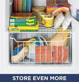 GE 17.3 Cu. Ft. Frost-Free Garage Ready Upright Freezer - White (FUF17DLRWW)