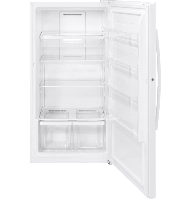 GE 17.3 Cu. Ft. Frost-Free Garage Ready Upright Freezer - White (FUF17DLRWW)