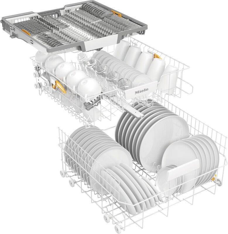 MIELE Fully integrated dishwashers for optimum drying results thanks to AutoOpen drying. - Yellow (G5266SCVI)