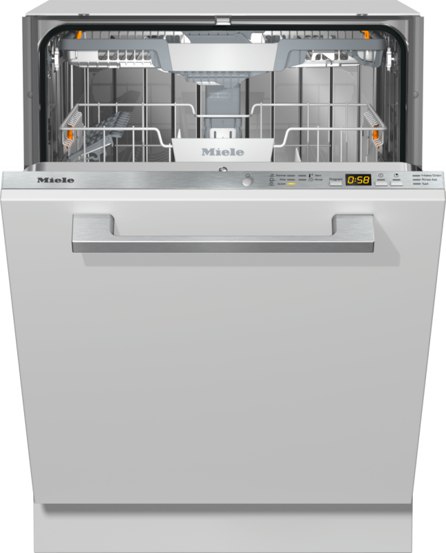 MIELE Fully integrated dishwashers for optimum drying results thanks to AutoOpen drying. - Yellow (G5266SCVI)