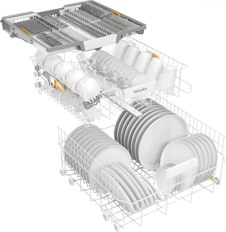 MIELE Fully integrated dishwashers for optimum drying results thanks to AutoOpen drying. - Yellow (G5266SCVISFP)