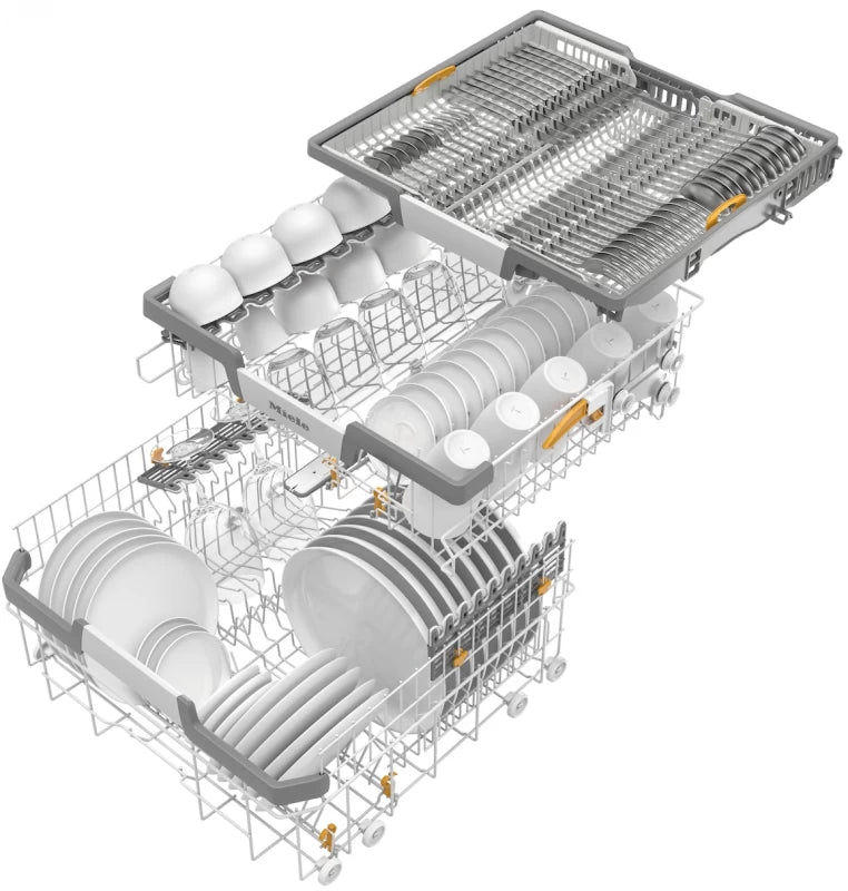 MIELE Fully integrated dishwashers with 3D MultiFlex Tray for maximum convenience. - White (G7156SCViSF)