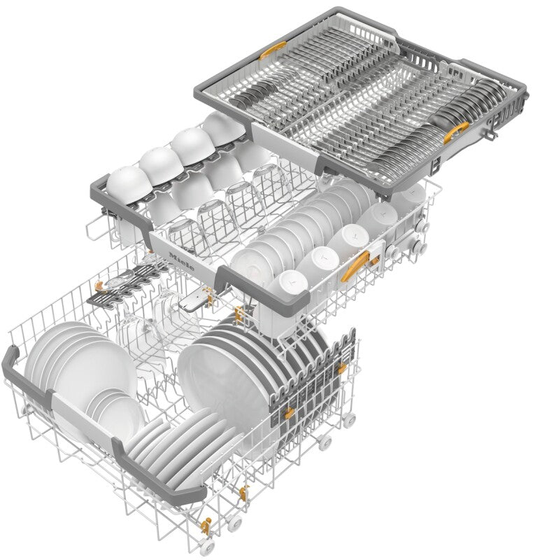 MIELE Fully integrated dishwashers with Automatic Dispensing?thanks to AutoDos with integrated?PowerDisk. - White (G7366SCVISF)