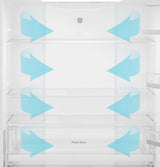 GE 17.7 Cu. Ft. Counter-Depth Bottom-Freezer Refrigerator - Gray (GBE17HYRFS)