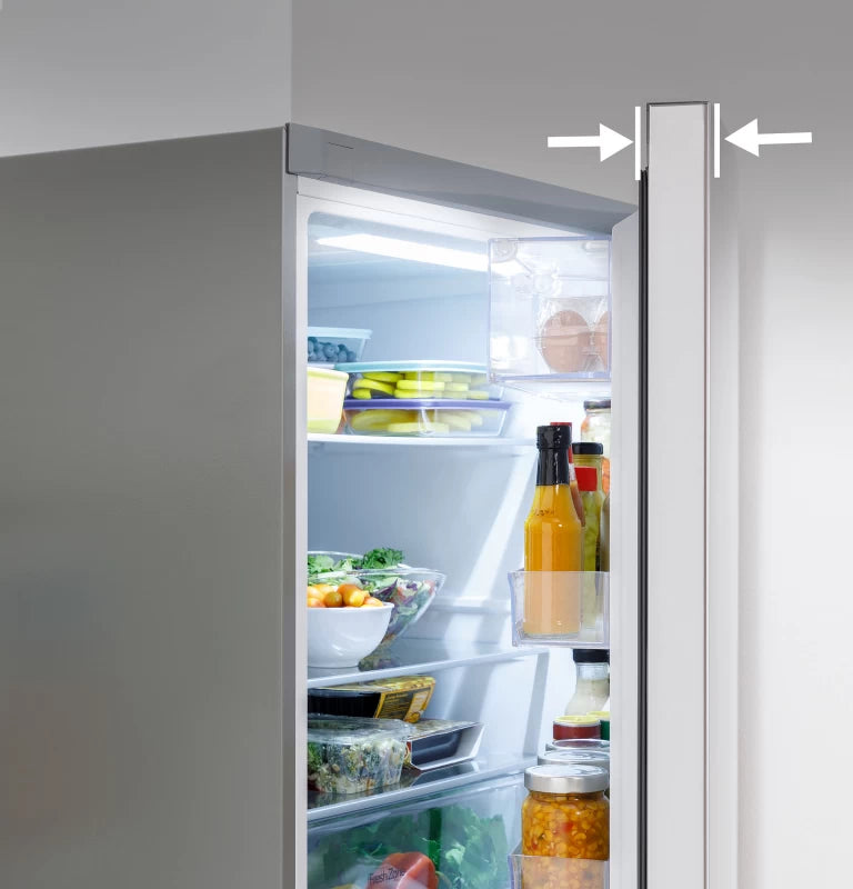 GE 17.7 Cu. Ft. Counter-Depth Bottom-Freezer Refrigerator - Gray (GBE17HYRFS)