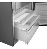 GE 17.7 Cu. Ft. Counter-Depth Bottom-Freezer Refrigerator - Gray (GBE17HYRFS)