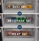 GE  17.7 Cu. Ft. Counter-Depth Bottom-Freezer Refrigerator - Fingerprint Resistant Stainless Steel (GBE17HYRFS)