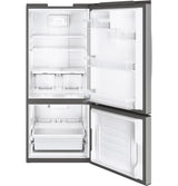 GE 20.9 Cu. Ft. Bottom-Freezer Refrigerator - Gray (GBE21DYKFS)