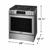 Frigidaire Gallery  30" Gas Range with No Preheat + Air Fry - Stainless Steel (GCFG3059BF)