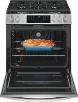 Frigidaire Gallery  30" Gas Range with No Preheat + Air Fry - Stainless Steel (GCFG3059BF)