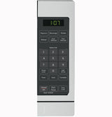 GE 0.7 Cu.Ft. Countertop Microwave Oven, 700W, convenience control, Under-cabinet installation with Hanging Kit - Stainless Steel (GCHK07N1WSS)