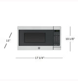 GE  0.7 Cu. Ft. Spacemaker Countertop Microwave Oven - Stainless Steel (GCHK07N1WSS)