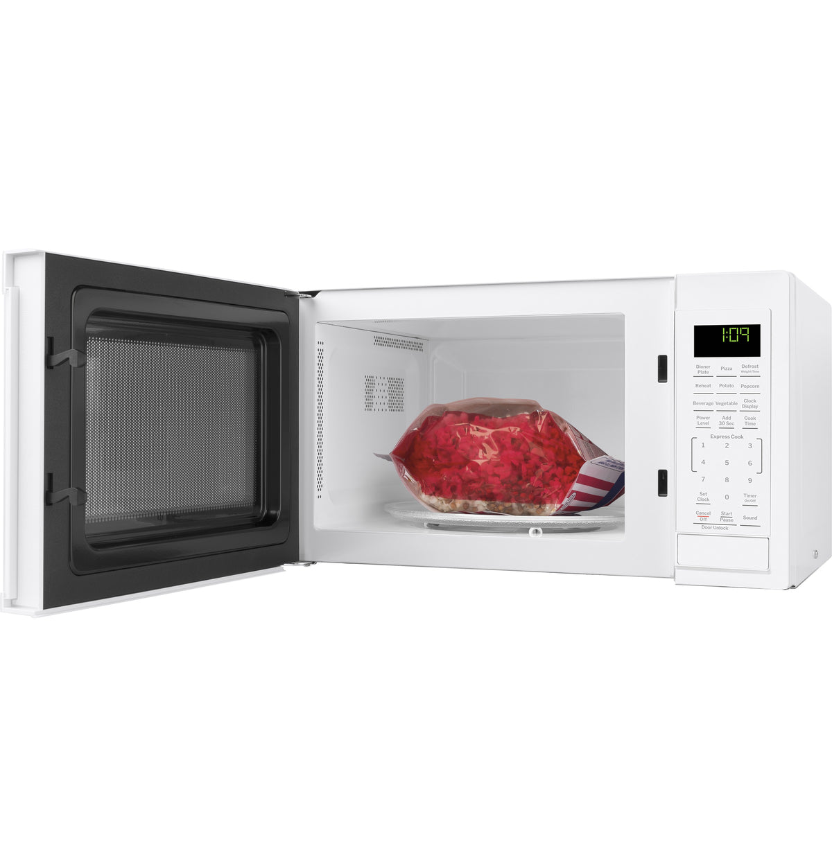 GE  0.9 Cu. Ft. Capacity Countertop Microwave Oven - White (GCST09N1WWW)