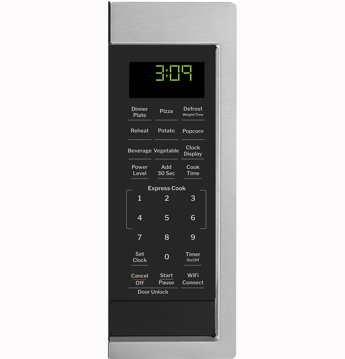 GE  0.9 Cu. Ft. Capacity Smart Countertop Microwave Oven with Scan-To-Cook Technology - Stainless Steel (GCST09U1WSS)