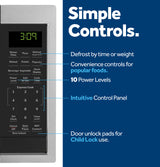 GE  0.9 Cu. Ft. Capacity Smart Countertop Microwave Oven with Scan-To-Cook Technology - Stainless Steel (GCST09U1WSS)