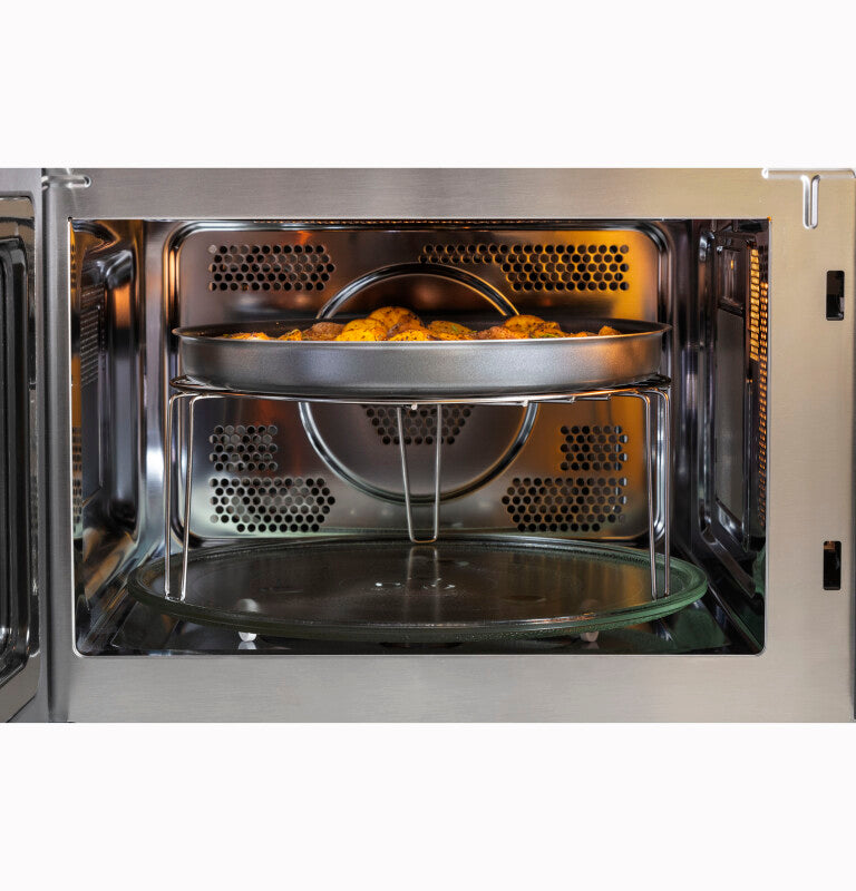 GE 1.0 Cu. Ft. Capacity Countertop Convection Microwave Oven with Air Fry - Black (GCST10A1WSS)