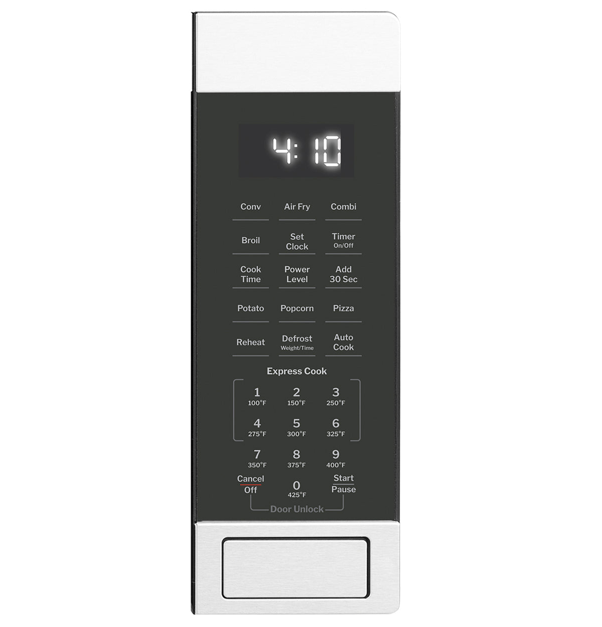 GE  1.0 Cu. Ft. Capacity Countertop Convection Microwave Oven with Air Fry - Stainless Steel (GCST10A1WSS)
