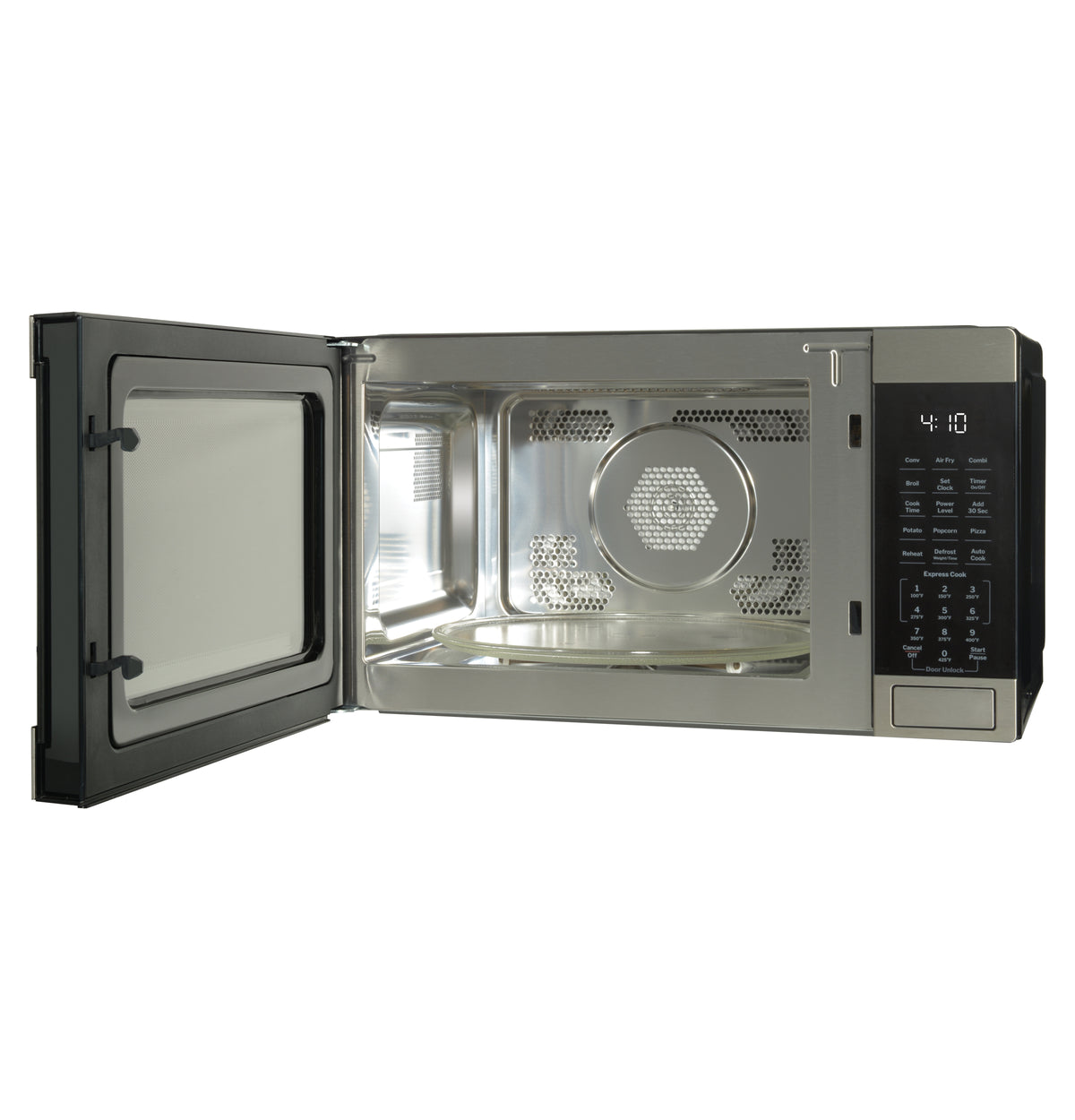 GE  1.0 Cu. Ft. Capacity Countertop Convection Microwave Oven with Air Fry - Stainless Steel (GCST10A1WSS)