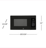 GE 1.1 Cu. Ft. Capacity Countertop Microwave Oven - Black (GCST11N1WBB)