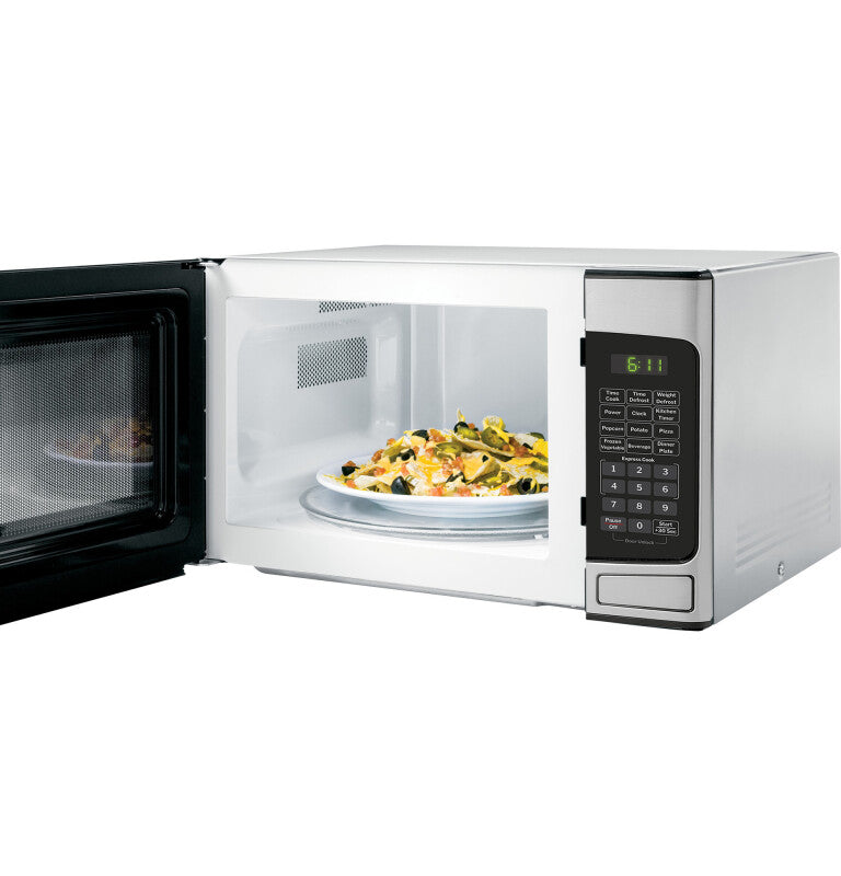 GE  1.1 Cu. Ft. Capacity Countertop Microwave Oven - Stainless Steel (GCST11X1WSS)