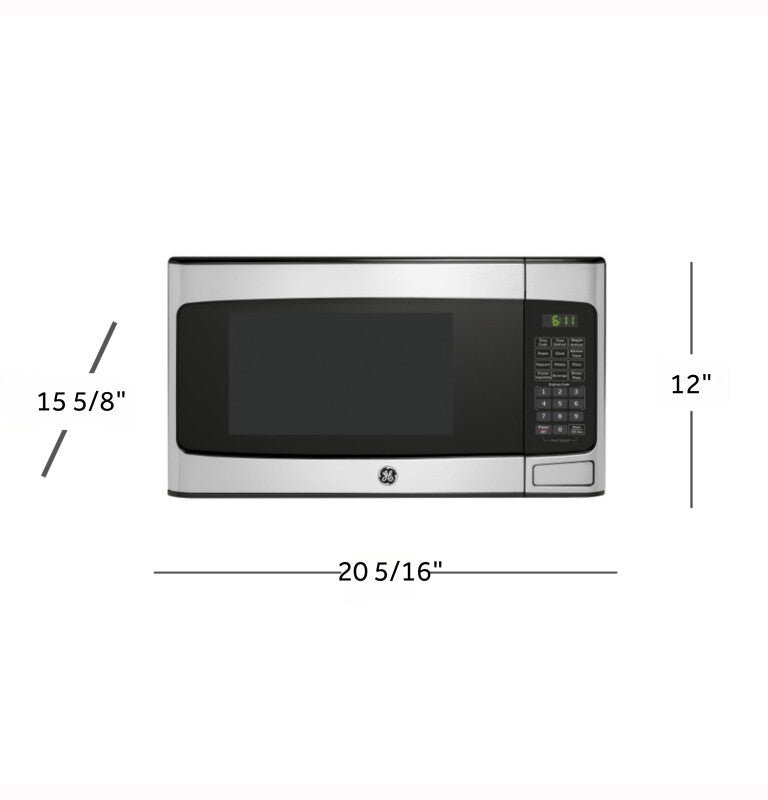 GE 1.1 Cu. Ft. Capacity Countertop Microwave Oven -  (GCST11X1WSS)