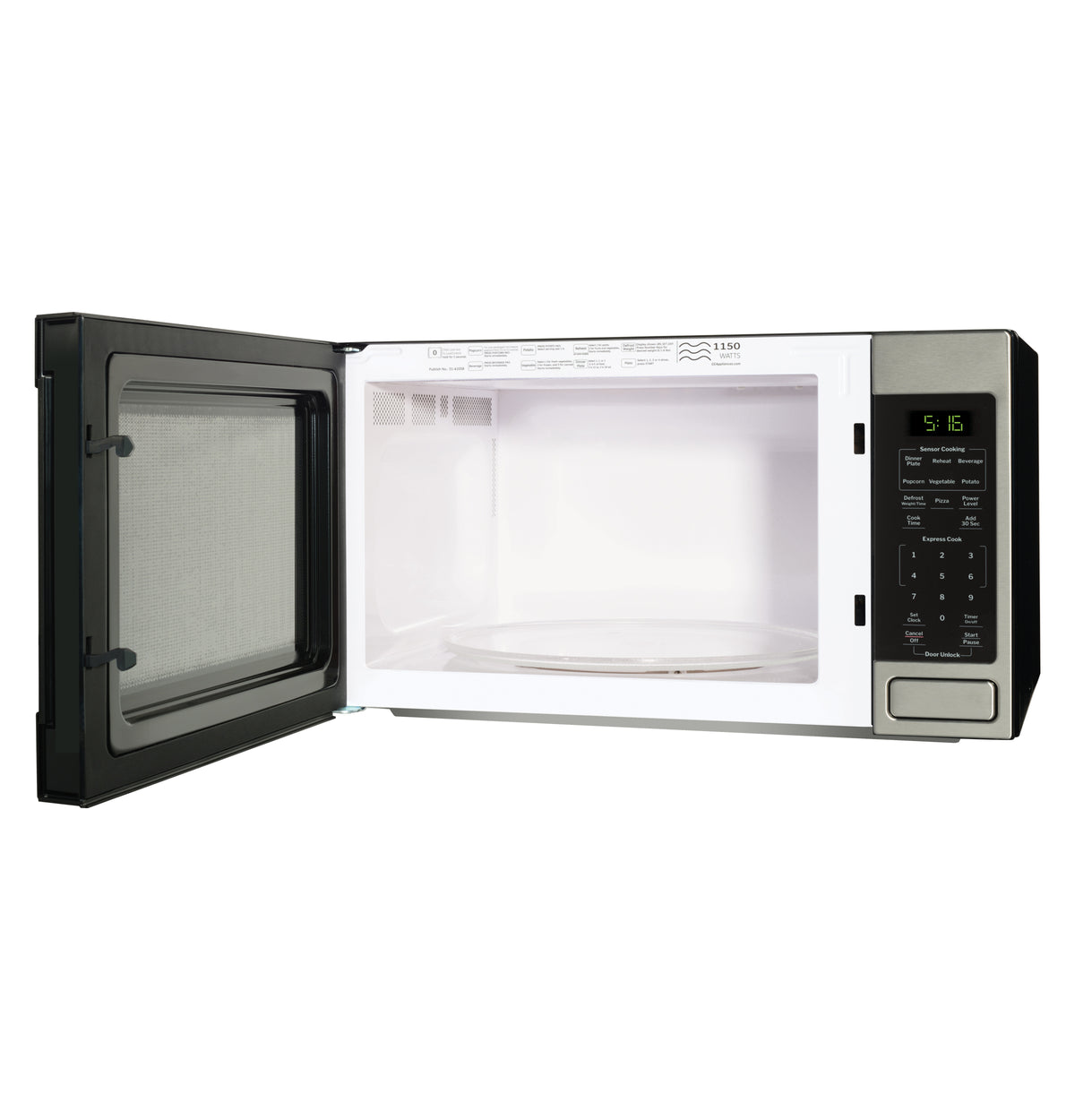 GE  1.6 Cu. Ft. Countertop Microwave Oven - Stainless Steel (GCST16S1WSS)