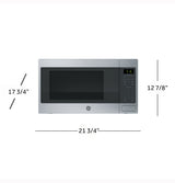GE  1.6 Cu. Ft. Countertop Microwave Oven - Stainless Steel (GCST16S1WSS)