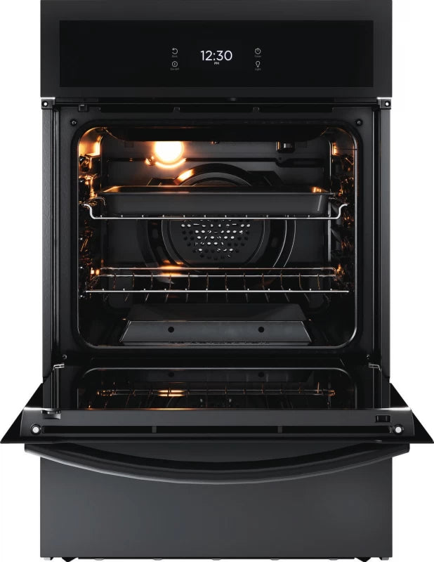 Frigidaire Gallery 24" Single Gas Wall Oven with Air Fry - Black (GCWG2438AB)