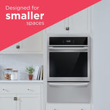 Frigidaire Gallery  24" Single Gas Wall Oven with Air Fry - White (GCWG2438AW)
