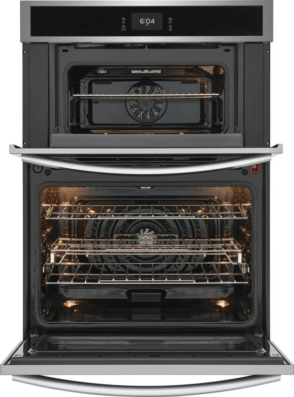 Frigidaire Gallery 30" Electric Wall Oven and Microwave Combination with 15+ Ways To Cook - Stainless Steel (GCWM3067AF)