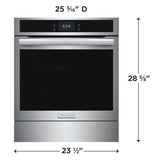 Frigidaire Gallery  24" Single Electric Wall Oven with Air Fry - White (GCWS2438AW)