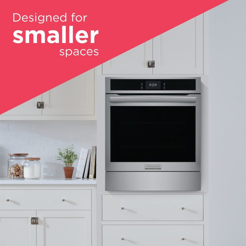 Frigidaire Gallery  24" Single Electric Wall Oven with Air Fry - White (GCWS2438AW)