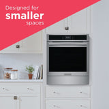 Frigidaire Gallery  24" Single Electric Wall Oven with Air Fry - White (GCWS2438AW)