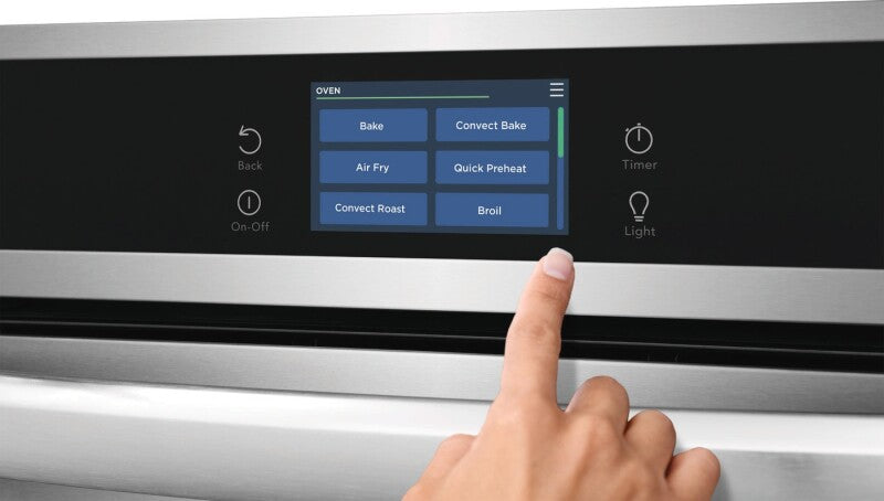 Frigidaire Gallery  24" Single Electric Wall Oven with Air Fry - White (GCWS2438AW)