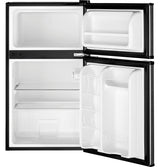 GE Double-Door Compact Refrigerator - Black (GDE03GLKLB)