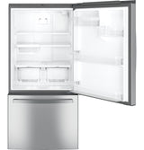 GE  24.8 Cu. Ft. Bottom-Freezer Drawer Refrigerator - Fingerprint Resistant Stainless Steel (GDE25EYKFS)