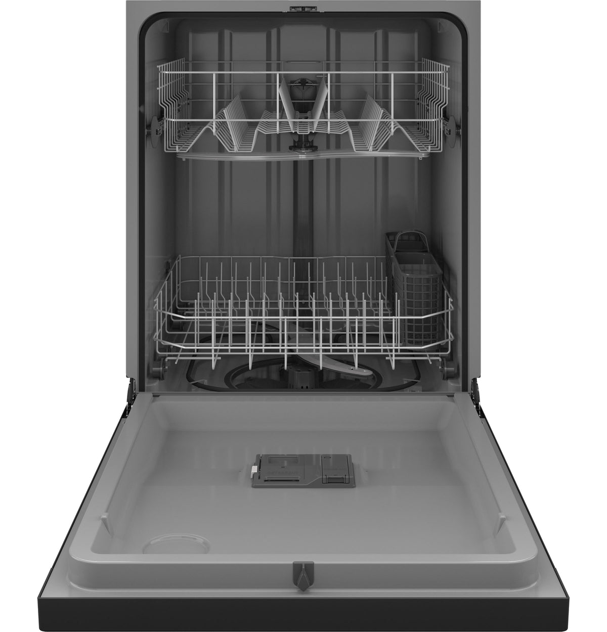 GE  Dishwasher with Front Controls - Black (GDF450PGRBB)