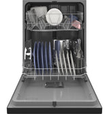 GE  Dishwasher with Front Controls - Black (GDF450PGRBB)