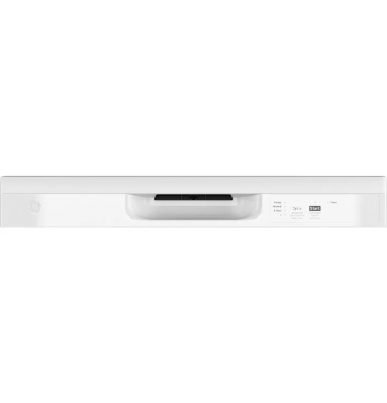 GE Dishwasher with Front Controls - White (GDF450PGRWW)