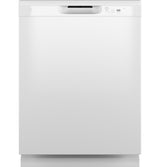 GE  Dishwasher with Front Controls - White (GDF450PGRWW)
