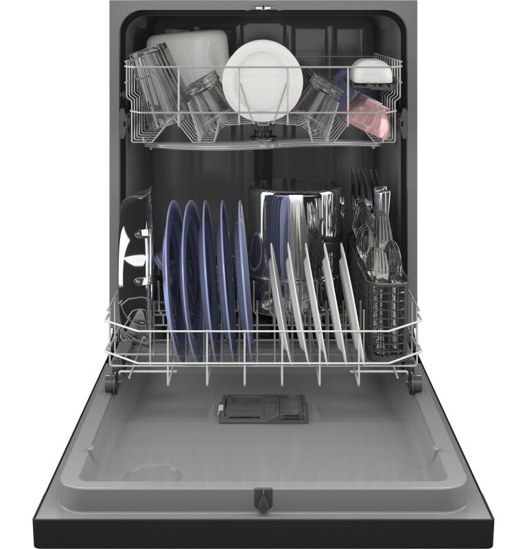 GE  Dishwasher with Front Controls - Black (GDF535PGRBB)