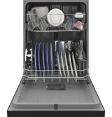 GE  Dishwasher with Front Controls - Black (GDF535PGRBB)