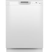 GE  Dishwasher with Front Controls - White (GDF535PGRWW)