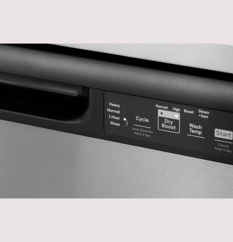 GE Dishwasher with Front Controls - Silver (GDF535PSRSS)