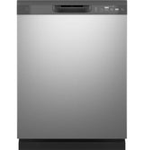 GE Dishwasher with Front Controls - Silver (GDF535PSRSS)