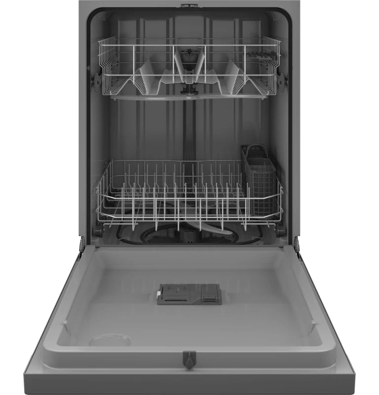 GE Dishwasher with Front Controls - Silver (GDF535PSRSS)