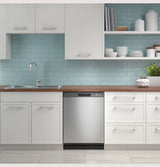 GE Dishwasher with Front Controls - Silver (GDF535PSRSS)