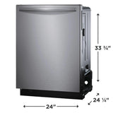 Frigidaire Gallery  24" Stainless Steel Tub Dishwasher with CleanBoost™ and Adaptive Quick Wash - Stainless Steel (GDSH4735AF)