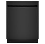 GE  ADA Compliant Stainless Steel Interior Dishwasher with Sanitize Cycle - Black (GDT225SGLBB)