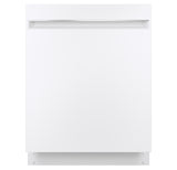 GE  ADA Compliant Stainless Steel Interior Dishwasher with Sanitize Cycle - White (GDT225SGLWW)
